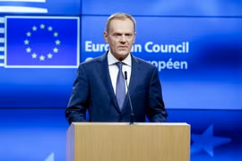 Chủ tịch Hội đồng châu Âu Donald Tusk. (Ảnh: THX/TTXVN)