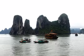 Vịnh Hạ Long hấp dẫn du khách bởi vẻ đẹp quyến rũ và kỳ bí. (Ảnh: Tiến Dũng/TTXVN)