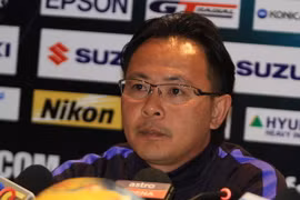 Ong Kim Swee, huấn luyện viên trưởng đội tuyển Malaysia tại cuộc họp báo. (Nguồn: TTXVN)