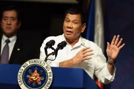 Tổng thống Philippines Rodrigo Duterte. (Nguồn; EPA/TTXVN)