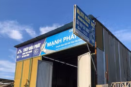 Công trình vi phạm trong Khu đô thị Hoàng Long. (Nguồn: Báo Khánh Hòa) 