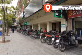 Vỉa hè tại đường Kim Ngưu, quận Hai Bà Trưng, thành phố Hà Nội thông thoáng sau cao điểm xử lý vi phạm lấn chiếm vỉa hè.
