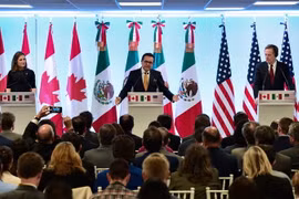 Đàm phán NAFTA chưa đạt đủ tiến bộ. (Nguồn: AFP/TTXVN)