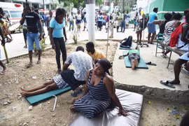 Động đất tại Haiti đã để lại nhiều thiệt hại cả về người và của. (Nguồn: Daily Express)