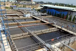 Một góc nhà máy xử lý nước thải tại Khu công nghiệp Biên Hòa II, Đồng Nai. (Ảnh: Danh Lam/TTXVN)