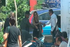 Sean Penn và Kate del Castillo tại Tepic, Mexico. (Nguồn: El Universal) 