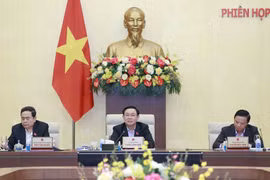 Chủ tịch Quốc hội Vương Đình Huệ phát biểu. (Ảnh: Doãn Tấn/TTXVN)