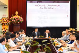 Tọa đàm Tổng Bí thư Nguyễn Văn Linh và Những việc cần làm ngay. (Nguồn: Báo Nhân Dân)