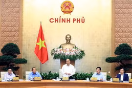 Thủ tướng Nguyễn Xuân Phúc chủ trì Phiên họp Chính phủ thường kỳ tháng 9 năm 2018. (Ảnh: Thống Nhất/TTXVN)