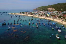 Du lịch biển Quy Nhơn. (Ảnh: Thành Đạt/TTXVN)