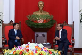 Quang cảnh buổi tiếp. (Ảnh: Phương Hoa/TTXVN)