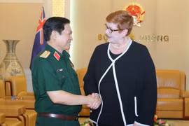 Quang cảnh buổi tiếp. (Ảnh: Doãn Tấn/TTXVN)