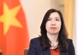 Thứ trưởng Ngoại giao Lê Thị Thu Hằng. (Ảnh: TTXVN phát)