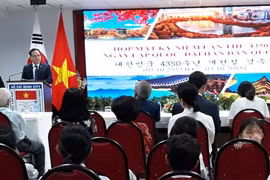 Quang cảnh buổi họp mặt. (Ảnh: Xuân Khu/TTXVN)