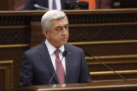 Thủ tướng Armenia Serzh Sarksyan. (Nguồn: THX/TTXVN)