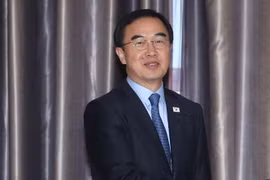Bộ trưởng Thống nhất Hàn Quốc Cho Myoung-gyon. (Nguồn: Yonhap/TTXVN) 