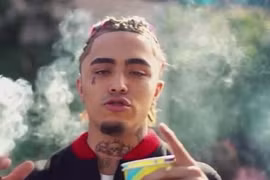 Hình ảnh trong một video clip của ca sỹ hip hop Lil Pump. (Nguồn: dailymail.co.uk)