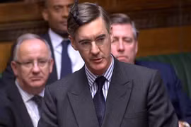 Nghị sỹ đảng Bảo thủ Anh Jacob Rees Mogg. (Ảnh: AFP/TTXVN)