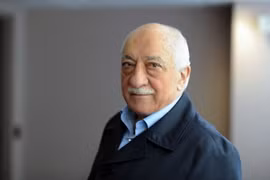 Giáo sĩ Fethullah Gulen tại nhà riêng ở Saylorsburg, Pennsylvania, Mỹ ngày 24/9/2013. (Nguồn: AFP/TTXVN)