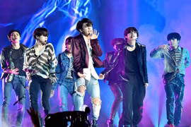 Ban nhạc đình đám BTS của Hàn Quốc. (Nguồn: Getty)