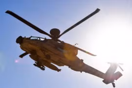 Trực thăng tấn công Apache. (Nguồn: timesofisrael.com)