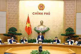 Thủ tướng Nguyễn Xuân Phúc phát biểu khai mạc phiên họp. (Ảnh: Thống Nhất/TTXVN)