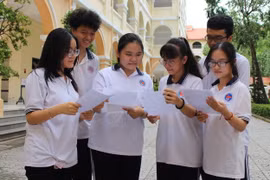 Các thí sinh dự thi tốt nghiệp trung học phổ thông năm 2024. (Ảnh: Hữu Chí/TTXVN)