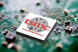 Một sản phẩm chip bán dẫn của TSMC. (Ảnh: VCG)