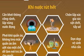 Những điều cần chú ý khi xử lý môi trường sau ngập lụt