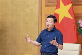 Phó Thủ tướng Trần Hồng Hà phát biểu kết luận hội nghị. (Ảnh: TTXVN phát)