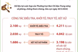 Công tác phòng, chống tham nhũng, tiêu cực tiếp tục được đẩy mạnh, quyết liệt