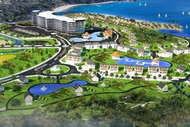Phối cảnh khu du lịch sinh thái nghỉ dưỡng Tân Thanh.
