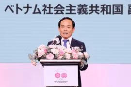 Ông Trần Lưu Quang, Phó Thủ tướng Chính phủ phát biểu tại lễ khai mạc Lễ hội Việt Nam-Nhật 2024. (Ảnh: Xuân Khu/TTXVN)