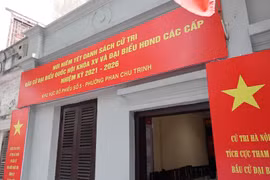 Ngôi nhà số 5D phố Hàm Long (Ảnh: Hoàng Đạt/Vietnam+) 