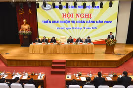 Phó Thủ tướng Lê Minh Khái phát biểu và chỉ đạo tại Hội nghị. (Ảnh: CTV/Vietnam+)