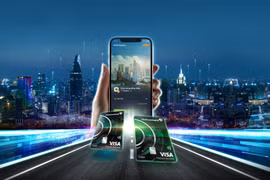 Vietcombank ra mắt VCB DigiBiz và The Visa Business. (Ảnh: Vietnam+)