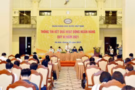 Quang cảnh tại buổi họp báo. (Ảnh: CTV/Vietnam+)