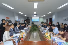 Quang cảnh buổi làm việc. (Ảnh: Mai Trang/TTXVN)