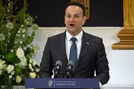 Thủ tướng Ireland Leo Varadkar tại Dublin, Ireland. (Ảnh: AFP/TTXVN)