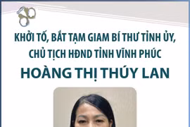 Khởi tố, bắt tạm giam Bí thư Tỉnh ủy Vĩnh Phúc Hoàng Thị Thúy Lan 