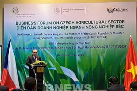 Ngài Marek Výborný, Bộ trưởng Nông nghiệp Cộng hòa Séc, tại diễn đàn. (Nguồn: BNEWS)