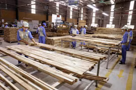 Xuất khẩu gỗ bị ảnh hưởng do dịch Covid-19 (Ảnh: Vũ Sinh/TTXVN)