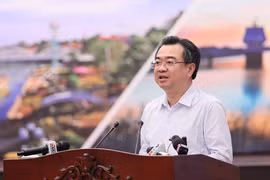 Bộ trưởng Nguyễn Thanh Nghị chia sẻ tại hội nghị. (Nguồn ảnh: TTXVN)