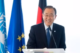 Tổng thư k​ý Liên hợp quốc Ban Ki-moon. (Ảnh: AFP/TTXVN)