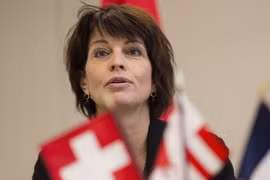 Nữ Tổng thống mơí của Thụy Sĩ Doris Leuthard. (Ảnh: Nguyễn Thái/Vietnam+)
