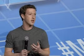 Nhà đồng sáng lập Facebook, Mark Zuckerberg. (Nguồn: AFP)