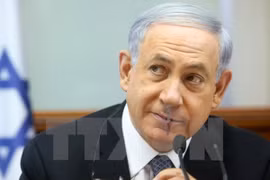 Thủ tướng Israel Benjamin Netanyahu. (Nguồn: THX/TTXVN)