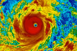Siêu bão Mangkhut. (Nguồn: CNN)