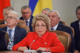 Chủ tịch Hội đồng Liên bang (Thượng viện Nga) Valentina Matvienko. (Nguồn: AFP/TTXVN)