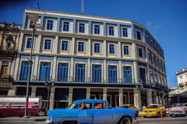Khách sạn Telegrafo ở thủ đô La Habana. (Nguồn: AFP/TTXVN)